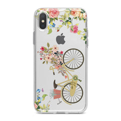 Lex Altern Floral Bicycle Theme Phone Case for your iPhone & Android phone.