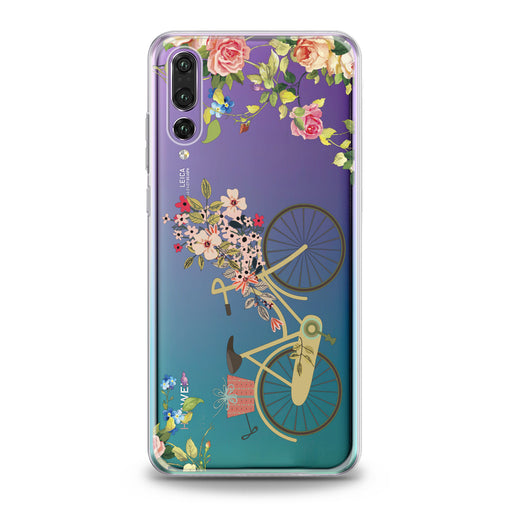 Lex Altern Floral Bicycle Theme Huawei Honor Case