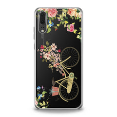 Lex Altern TPU Silicone Huawei Honor Case Floral Bicycle Theme