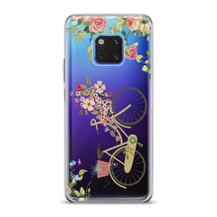 Lex Altern TPU Silicone Huawei Honor Case Floral Bicycle Theme