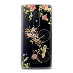 Lex Altern TPU Silicone OnePlus Case Floral Bicycle Theme