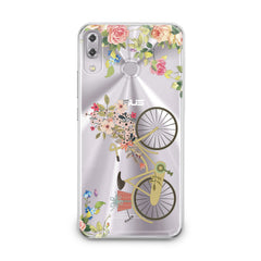 Lex Altern TPU Silicone Asus Zenfone Case Floral Bicycle Theme