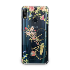 Lex Altern TPU Silicone Asus Zenfone Case Floral Bicycle Theme