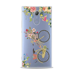 Lex Altern TPU Silicone Sony Xperia Case Floral Bicycle Theme
