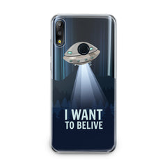 Lex Altern TPU Silicone Asus Zenfone Case UFO Quote