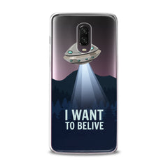 Lex Altern TPU Silicone Phone Case UFO Quote