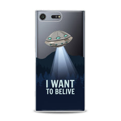 Lex Altern TPU Silicone Sony Xperia Case UFO Quote