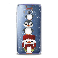 Lex Altern TPU Silicone HTC Case Cute Penguins