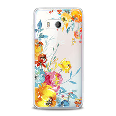 Lex Altern TPU Silicone HTC Case Watercolor Flowers Print