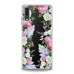 Lex Altern Pink Roses Huawei Honor Case