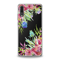 Lex Altern Watercolor Floral Print Huawei Honor Case
