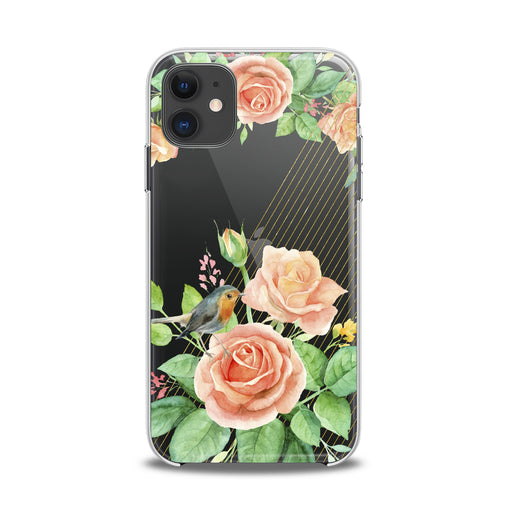 Lex Altern TPU Silicone iPhone Case Orange Roses