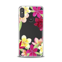 Lex Altern TPU Silicone Motorola Case Summer Flowers