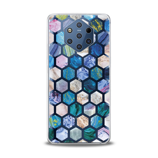 Lex Altern Blue Honeycombs Nokia Case