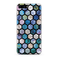 Lex Altern Blue Honeycombs Phone Case for your iPhone & Android phone.