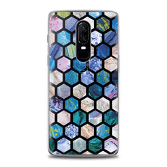 Lex Altern Blue Honeycombs OnePlus Case