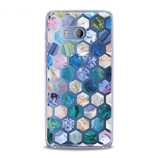 Lex Altern Blue Honeycombs HTC Case