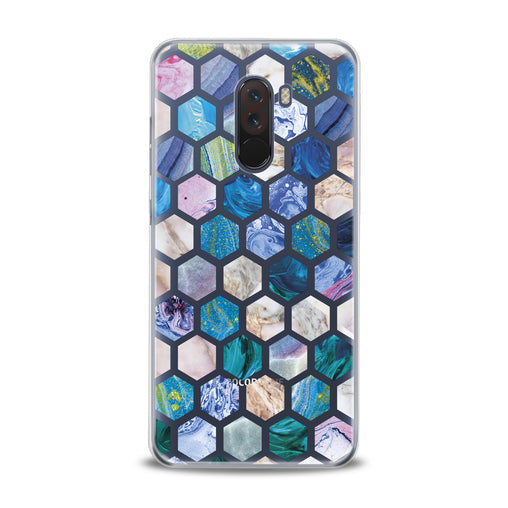 Lex Altern Blue Honeycombs Xiaomi Redmi Mi Case