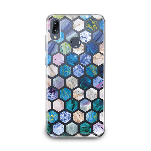 Lex Altern Blue Honeycombs Asus Zenfone Case