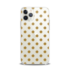 Lex Altern TPU Silicone iPhone Case Golden Dots