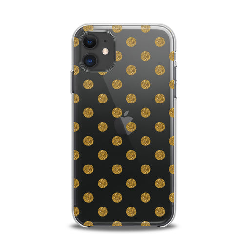 Lex Altern TPU Silicone iPhone Case Golden Dots