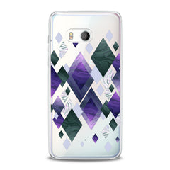 Lex Altern TPU Silicone HTC Case Colorful Rhombuses