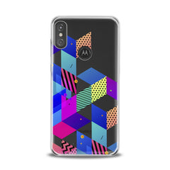 Lex Altern TPU Silicone Motorola Case Abstract Rhombuses
