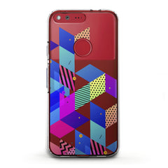 Lex Altern TPU Silicone Google Pixel Case Abstract Rhombuses