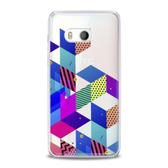 Lex Altern TPU Silicone HTC Case Abstract Rhombuses