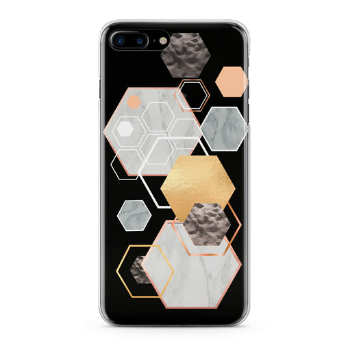 Lex Altern Geometric Hexagons Phone Case for your iPhone & Android phone.