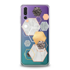 Lex Altern TPU Silicone Huawei Honor Case Geometric Hexagons