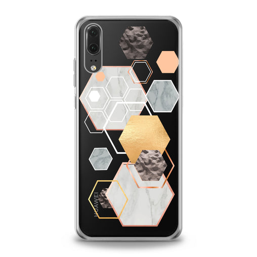 Lex Altern Geometric Hexagons Huawei Honor Case