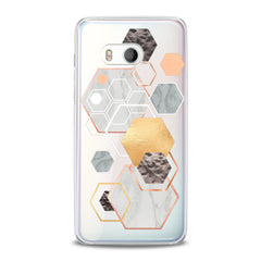 Lex Altern TPU Silicone HTC Case Geometric Hexagons