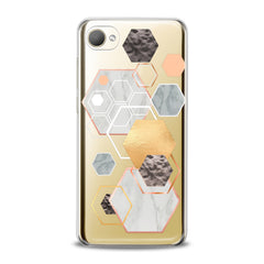 Lex Altern TPU Silicone HTC Case Geometric Hexagons