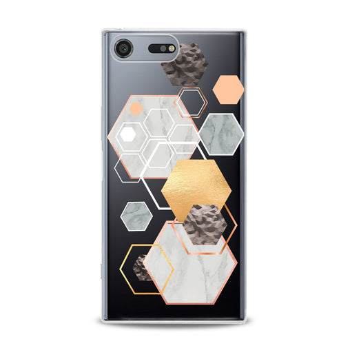 Lex Altern Geometric Hexagons Sony Xperia Case