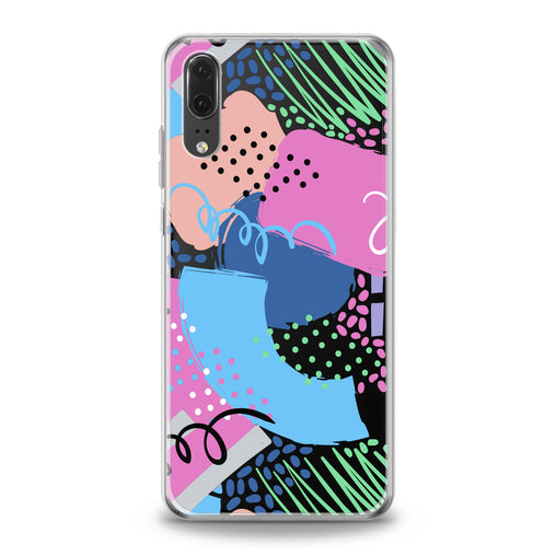 Lex Altern Colorful Abstract Print Huawei Honor Case