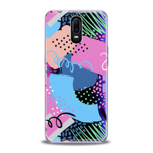 Lex Altern Colorful Abstract Print Oppo Case