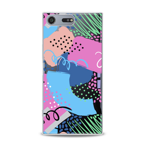 Lex Altern Colorful Abstract Print Sony Xperia Case