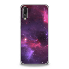 Lex Altern TPU Silicone Huawei Honor Case Purple Abstract Space