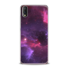Lex Altern TPU Silicone VIVO Case Purple Abstract Space