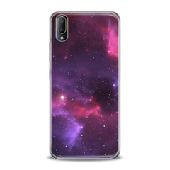 Lex Altern TPU Silicone VIVO Case Purple Abstract Space