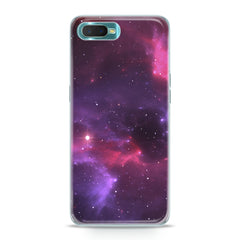 Lex Altern TPU Silicone Oppo Case Purple Abstract Space