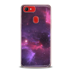 Lex Altern TPU Silicone Oppo Case Purple Abstract Space