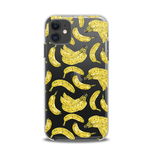 Lex Altern TPU Silicone iPhone Case Banana Pattern