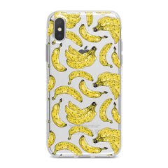 Lex Altern TPU Silicone Phone Case Banana Pattern