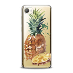Lex Altern TPU Silicone HTC Case Watercolor Pineapple