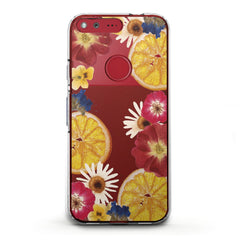Lex Altern TPU Silicone Phone Case Floral Citrus
