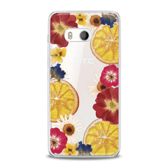 Lex Altern TPU Silicone HTC Case Floral Citrus