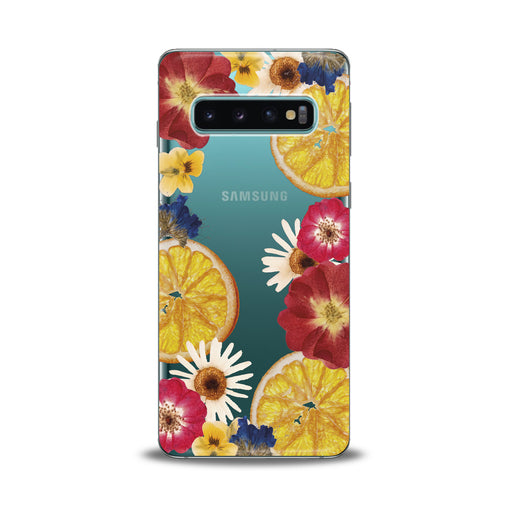 Lex Altern Floral Citrus Samsung Galaxy Case