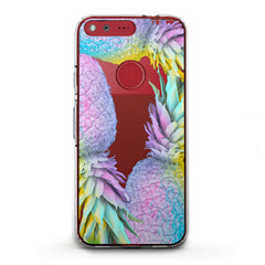 Lex Altern TPU Silicone Phone Case Pastel Pineapple